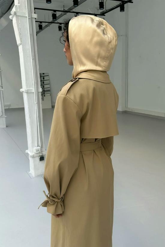  샘디 트렌치 코트 사엠디 오로라  탄 - SAEMDI