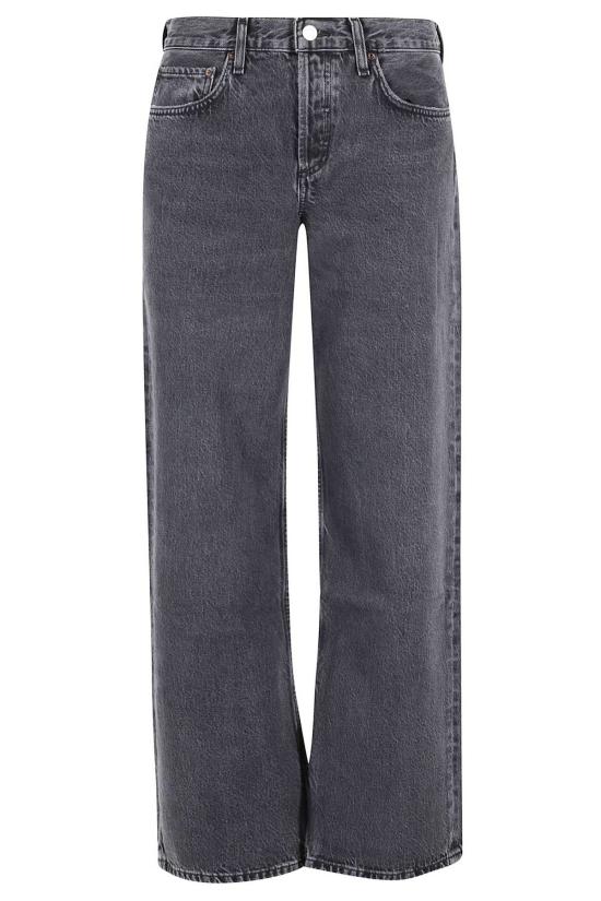  에이골디 데님 팬츠 아골드 로우라이즈 루즈 진