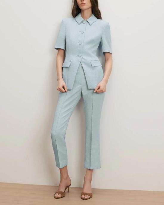  베로니카비어드 크롭 팬츠 베로니카 비어드 델 팬츠 블루 스트림 - VERONICA BEARD