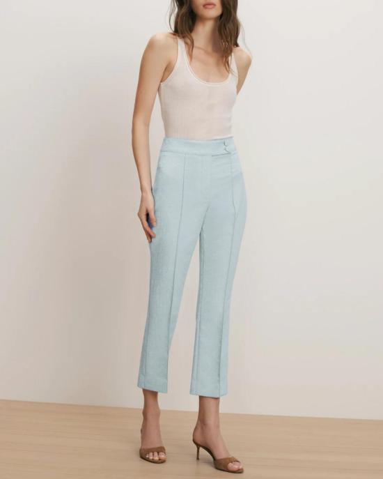  베로니카비어드 크롭 팬츠 베로니카 비어드 델 팬츠 블루 스트림 - VERONICA BEARD