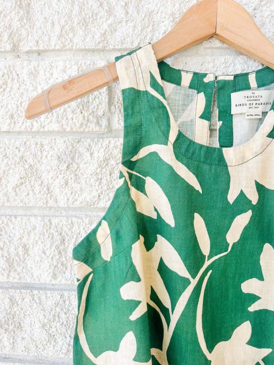  트로바타 민소매 티셔츠 Trovata 에스더 탱크탑 Madalena Floral - TROVATA