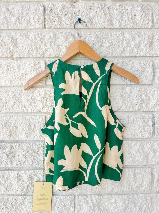  트로바타 민소매 티셔츠 Trovata 에스더 탱크탑 Madalena Floral - TROVATA