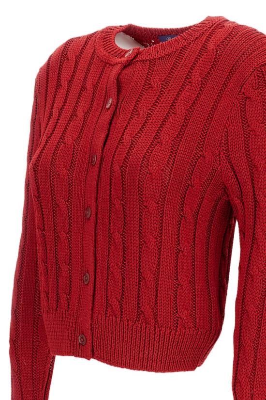 26SS 랄프 로렌 가디건 290P08728007BRIGHTRED Red - RALPH LAUREN