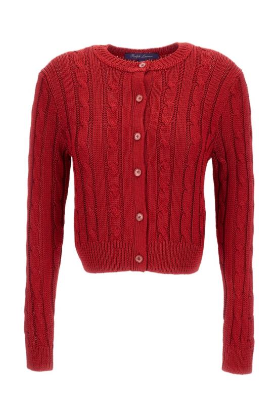 26SS 랄프 로렌 가디건 290P08728007BRIGHTRED Red