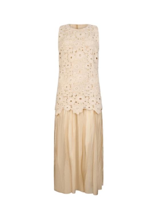 26SS 리우조 미디 원피스 CA6362 J8100 Neutrals