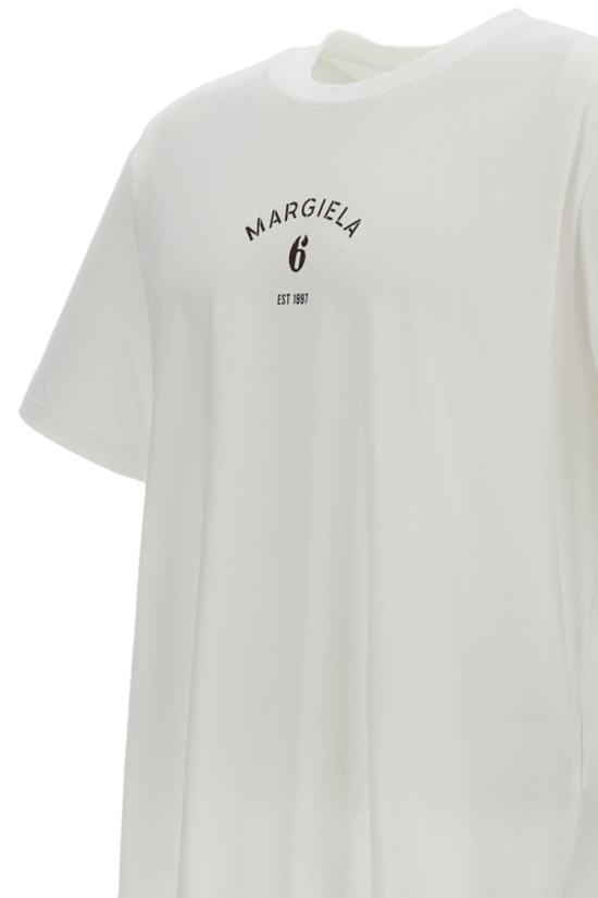 26SS MM6 메종마르지엘라 반팔 티셔츠 SH2GC0038M20048101 White - MM6 MAISON MARGIELA