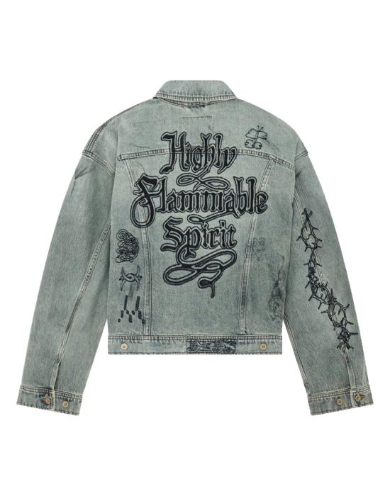 26FW 데우스 엑스 마키나 데님 자켓 D261UJK709 Grey - DEUS EX MACHINA