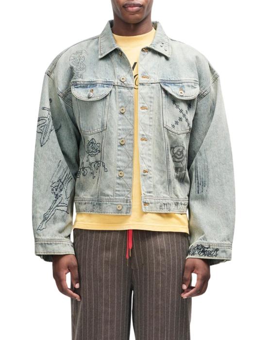 26FW 데우스 엑스 마키나 데님 자켓 D261UJK709 Grey - DEUS EX MACHINA