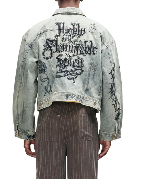 26FW 데우스 엑스 마키나 데님 자켓 D261UJK709 Grey - DEUS EX MACHINA