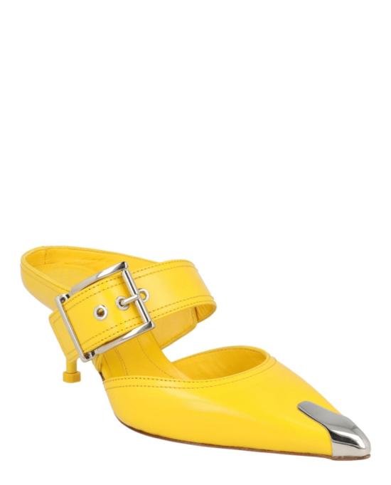  알렉산더 맥퀸 뮬/슬리퍼 709993 WHSWD 7097 70282 35 Yellow - ALEXANDER MCQUEEN