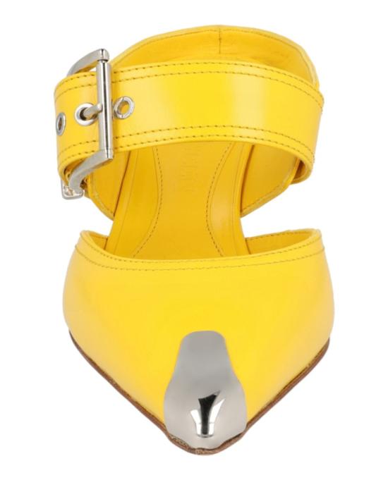  알렉산더 맥퀸 뮬/슬리퍼 709993 WHSWD 7097 70282 35 Yellow - ALEXANDER MCQUEEN
