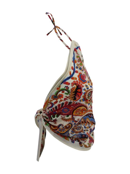  에트로 블라우스 실크 반다나 스타일 탑 (페이즐리 프린트) - ETRO