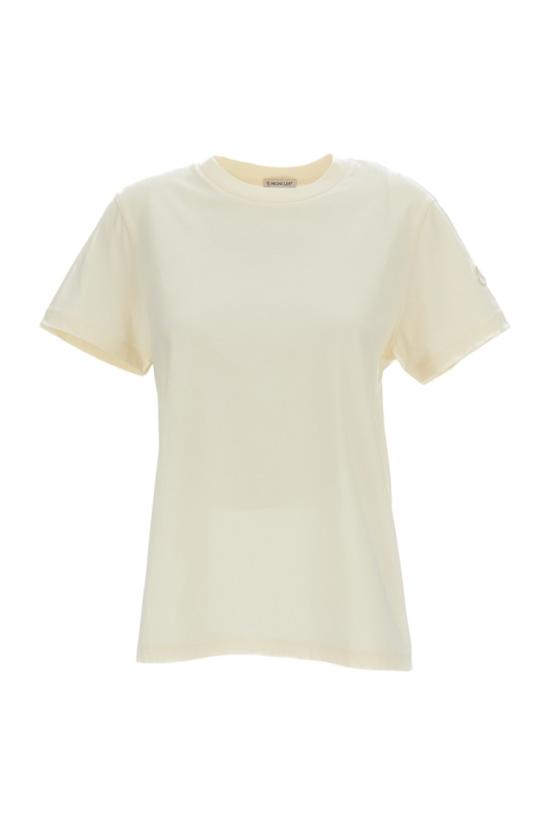 26SS 몽클레어 반팔 티셔츠 8C0002989AUO034 White