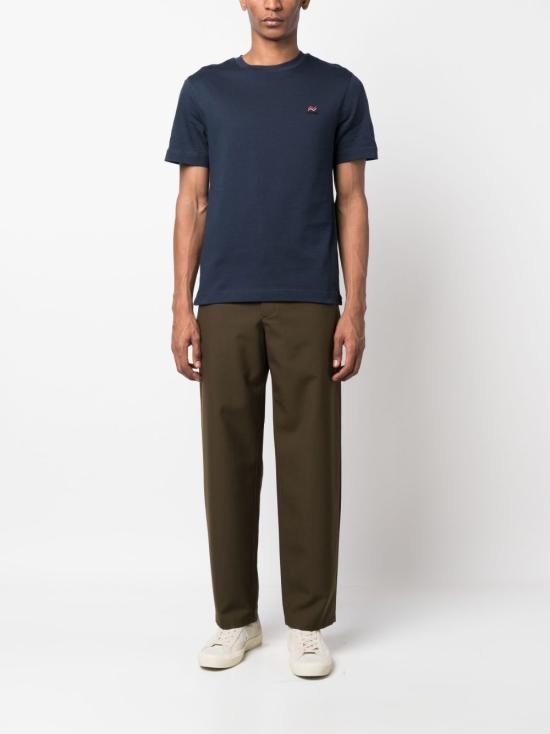 26SS 미소니 반팔 티셔츠 US23WL0KBJ00IE 93924 Blue - MISSONI