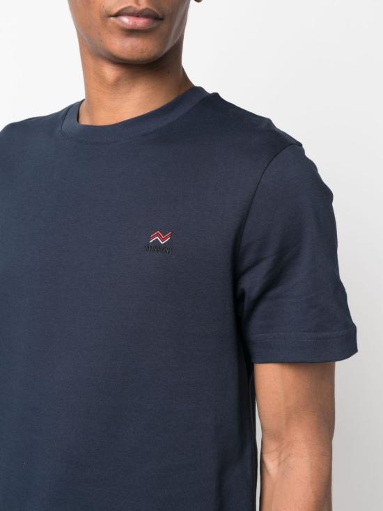 26SS 미소니 반팔 티셔츠 US23WL0KBJ00IE 93924 Blue - MISSONI