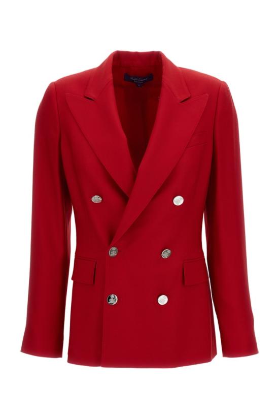 26SS 랄프 로렌 캠든 더블 브레스티드 블레이저 290625543012BRIGHTRED Red