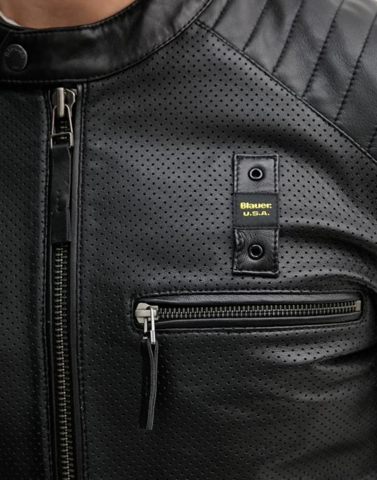 26FW 블라우어 숏패딩 26SBLUL02440 007522 Black - BLAUER