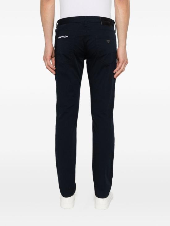  엠포리오 아르마니 데님 팬츠 데님 코튼 진 블루 - EMPORIO ARMANI