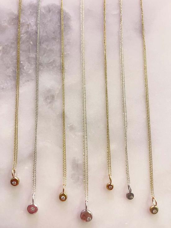  Rebekah J. Designs 목걸이/팬던트 레베카 J. 디자인 문 블롭 목걸이