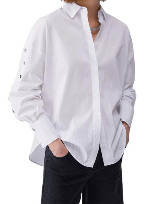 26SS 리우조 셔츠 WA6112 T039A White - LIU JO