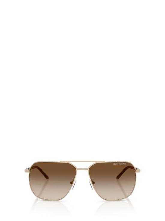 26FW 알마니 선글라스 AX2057S 612113 MATTE PALE GOLD