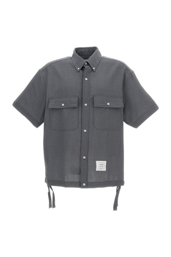 26SS 톰브라운 반팔 셔츠 MWS329A06455055 Grey
