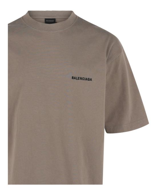  발렌시아가 반팔 티셔츠 612966 TMVF4 7761 20689 S Brown - BALENCIAGA