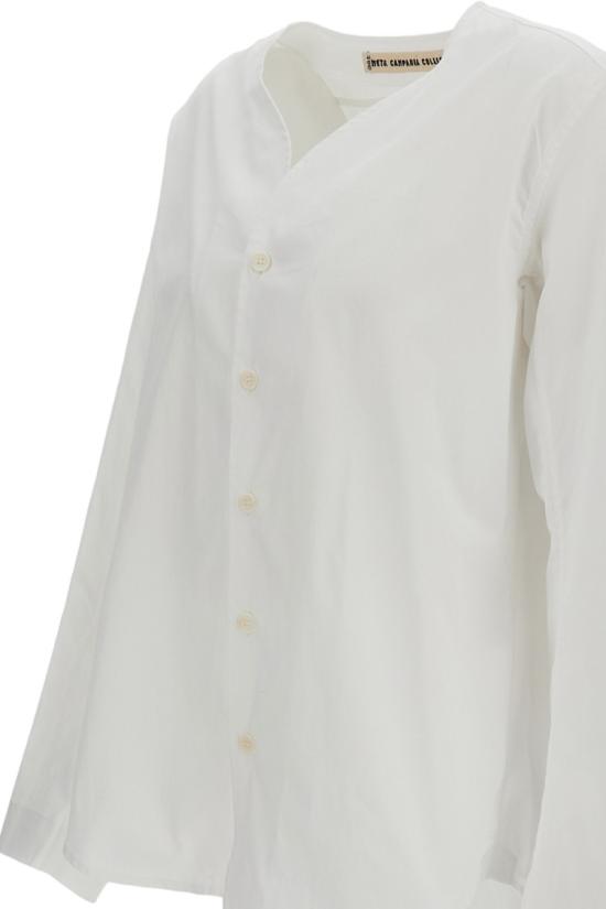 26SS Meta Campania 긴팔 티셔츠 SPS016COCO037001 White - META CAMPANIA