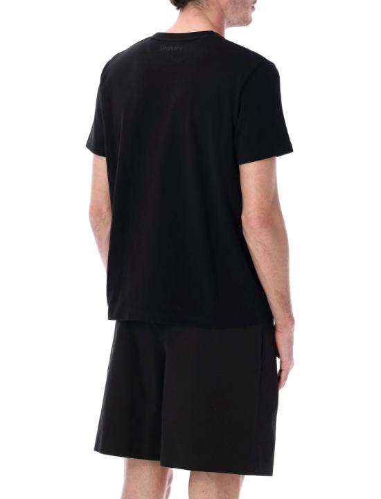 26SS 생로랑 반팔 티셔츠 861693Y38AK Black - SAINT LAURENT