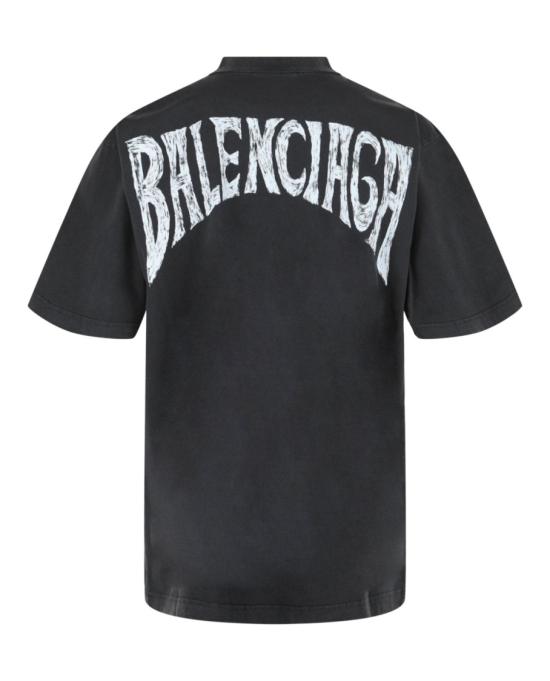  발렌시아가 반팔 티셔츠 764235 TPVU4 1569 00993 M Black - BALENCIAGA