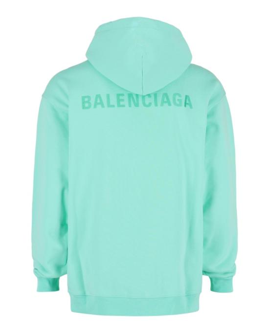  발렌시아가 후드 티셔츠 600583 TLVB8 3062 30068 M Blue - BALENCIAGA