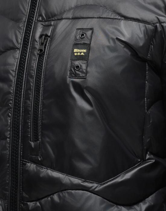 26FW 블라우어 숏패딩 26SBLUC03178 006719 CRDS Black - BLAUER
