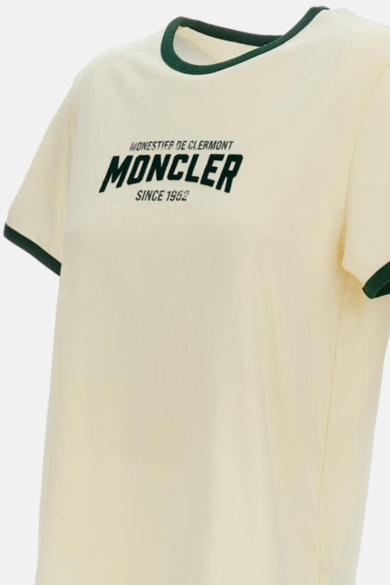  몽클레어 반팔 티셔츠 화이트 - MONCLER