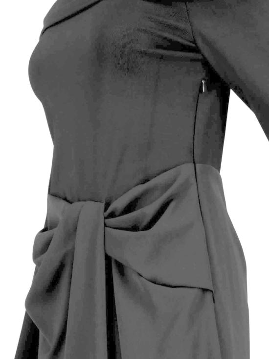  랄프 로렌 롱 원피스 비스코스 맥시 드레스 블랙 - RALPH LAUREN