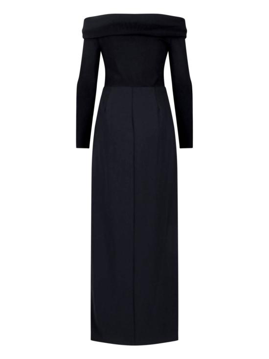  랄프 로렌 롱 원피스 비스코스 맥시 드레스 블랙 - RALPH LAUREN