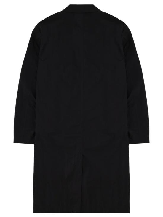  드리스 반 노튼 트렌치 코트 Dries Van Noten Cappotto 트렌치 랭클스 코트 블랙 - DRIES VAN NOTEN