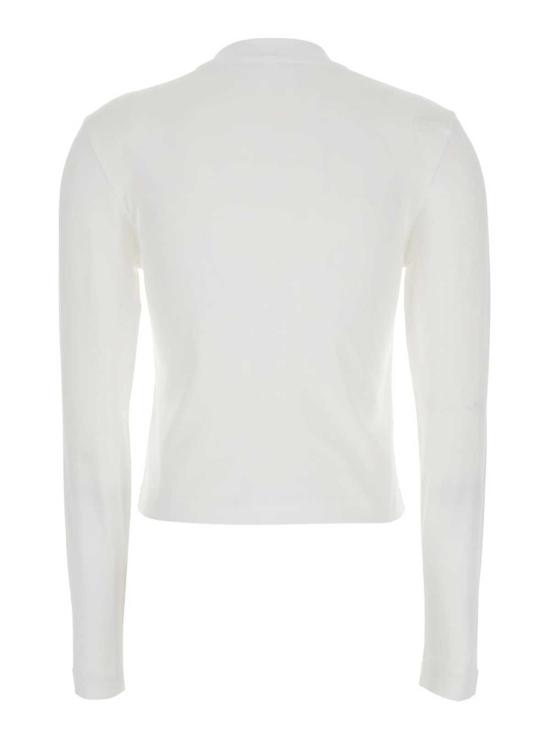  자크뮈스 반팔 티셔츠 르 티셔츠 그로스 그레인 티 화이트 - JACQUEMUS