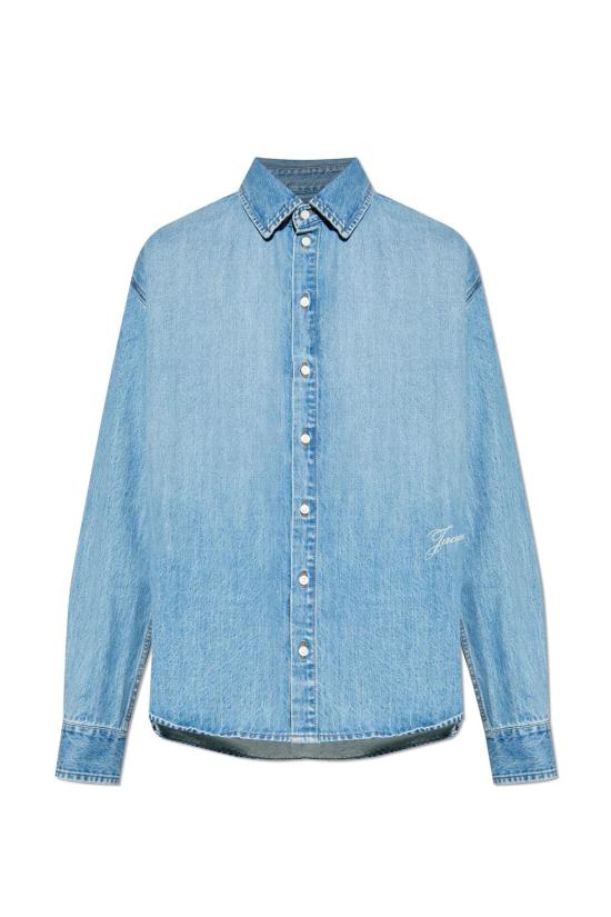  자크뮈스 데님 팬츠 Jacquemus De Nimes Simon 데님 셔츠 블루