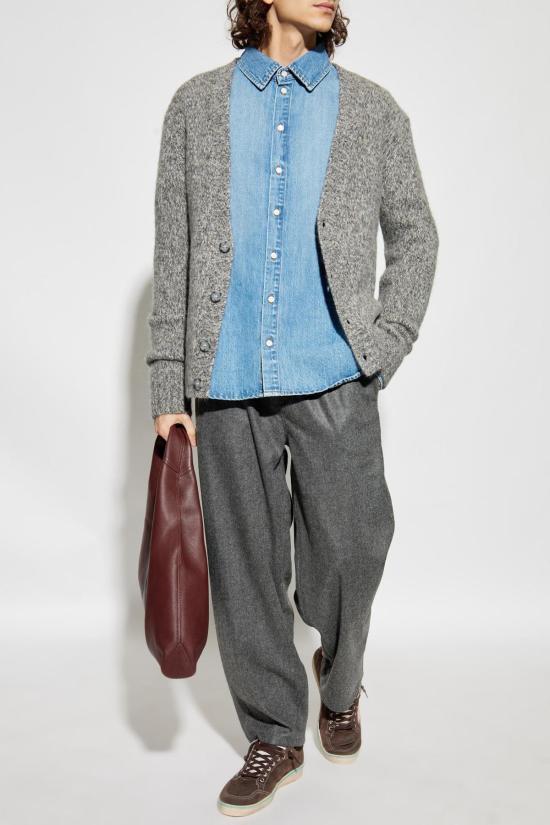  자크뮈스 데님 팬츠 Jacquemus De Nimes Simon 데님 셔츠 블루 - JACQUEMUS