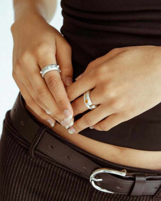  클래식 디자인스 반지 오비 링 스택 - CKLASIC DESIGNS