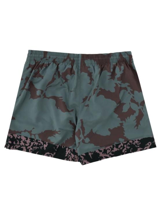  드리스 반 노튼 스윔팬츠 Dries Van Noten 의상 Da Bagno Con Stampa Floreale 수영복 그린 - DRIES VAN NOTEN