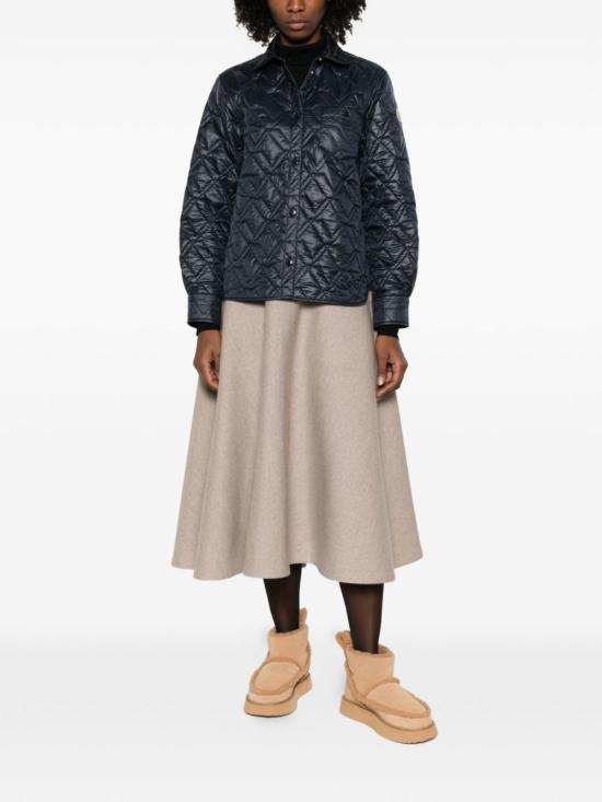  몽클레어 자켓 몽클레르 나일론 오버셔츠 셔츠 블루 - MONCLER