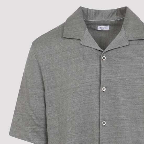  브루넬로 쿠치넬리 반팔 셔츠 - BRUNELLO CUCINELLI