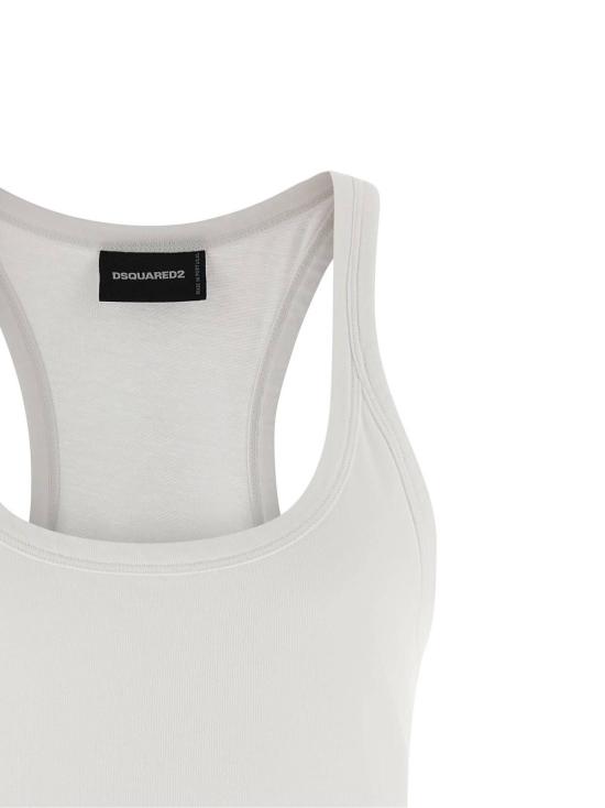  디스퀘어드2 숏 원피스 Dsquared2 섹시 드레스 화이트 - DSQUARED2