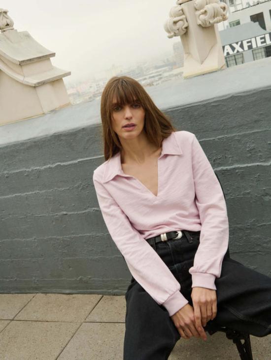  네이션 리미티드 반팔 티셔츠 킴벌리 폴로 티셔츠 - NATION LTD