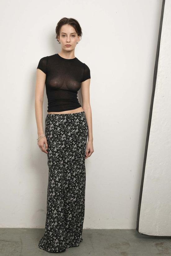  패리스 조지아 롱 스커트 파리 조지아 바이어스 하프 슬립 스커트 - PARIS GEORGIA