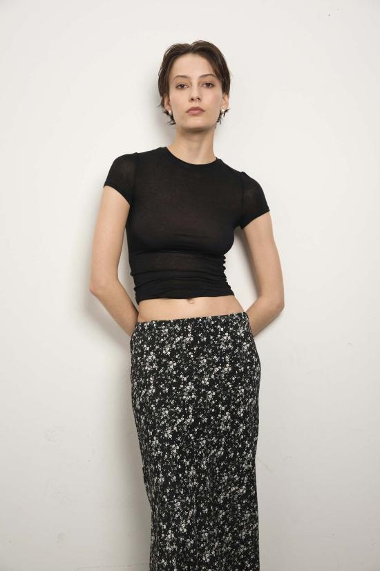  패리스 조지아 롱 스커트 파리 조지아 바이어스 하프 슬립 스커트 - PARIS GEORGIA