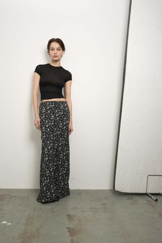  패리스 조지아 롱 스커트 파리 조지아 바이어스 하프 슬립 스커트 - PARIS GEORGIA