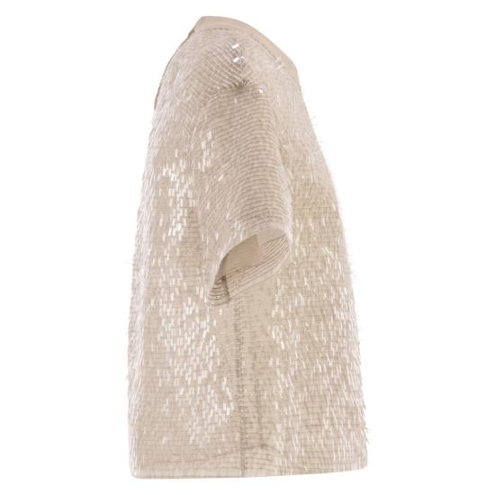 26SS 브루넬로 쿠치넬리 폴로 티셔츠 MF940HW300 BEIGE - BRUNELLO CUCINELLI