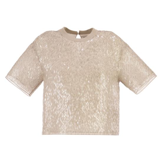 26SS 브루넬로 쿠치넬리 폴로 티셔츠 MF940HW300 BEIGE